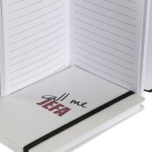 Caderno DKD Home Decor Branco Preto Vermelho (2 pcs) (10.5 x 1.5 x 14.5 cm)
